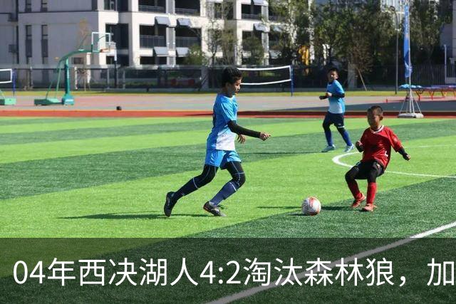 04年西决湖人4:2淘汰森林狼，加内特场均23+13，OK组合什么数据？